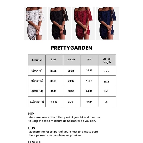 Off Shoulder Floral Lace Flare Sleeve Mini Dress - Picture 7 of 8